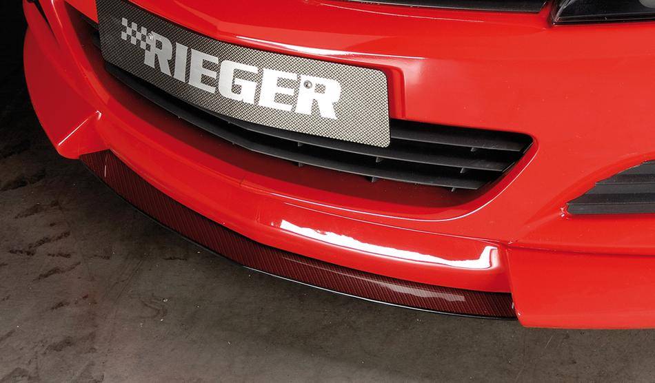 Lama centrale carbonlook Astra H GTC per sottoparaurti Rieger 51230