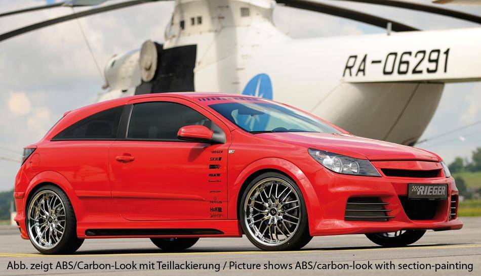 Sottoporta DX Rieger Astra H GTC anche TwinTop carbonlook