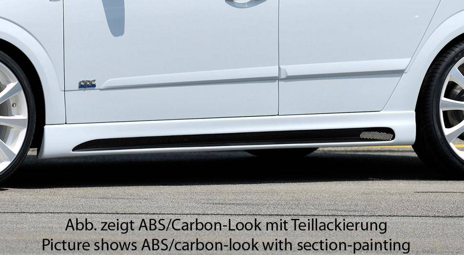 Sottoporta SX Rieger Astra H 5 porte escl Caravan carbonlook