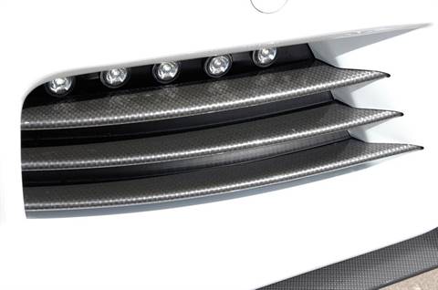 Prese aria laterali carbonlook Astra H per paraurti Rieger