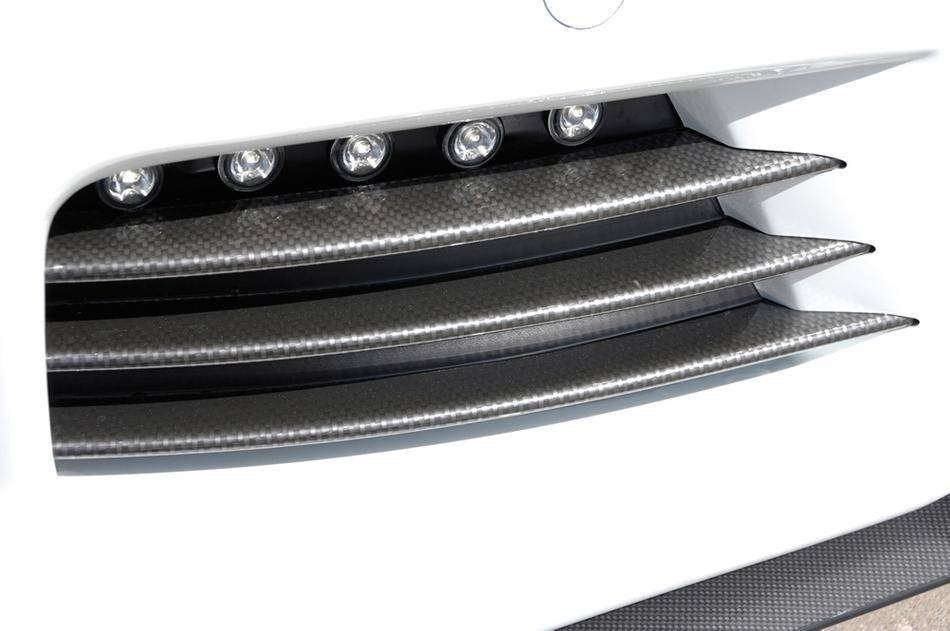 Prese aria laterali carbonlook Astra H per paraurti Rieger