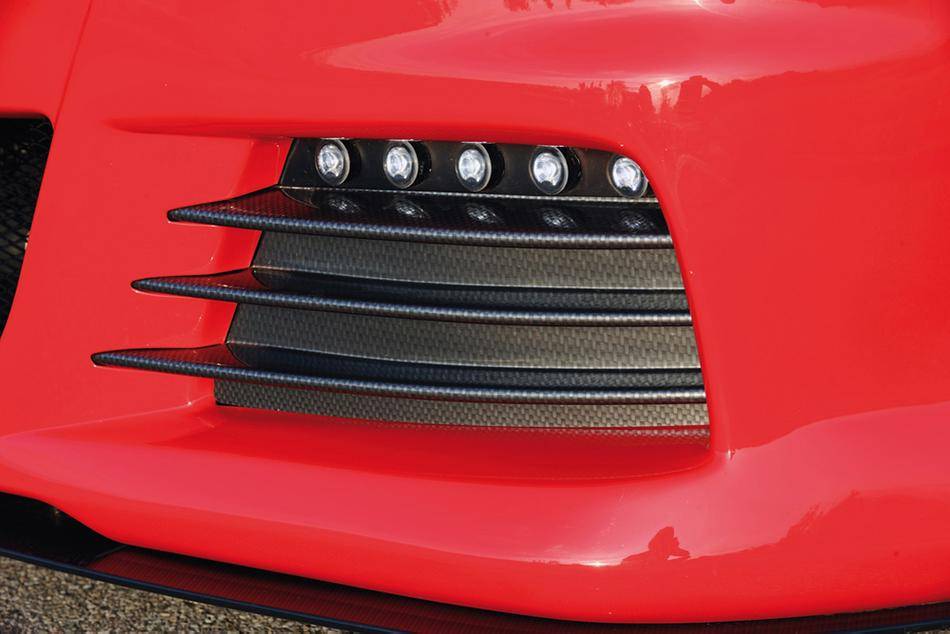 Prese aria laterali carbonlook Astra H per paraurti Rieger