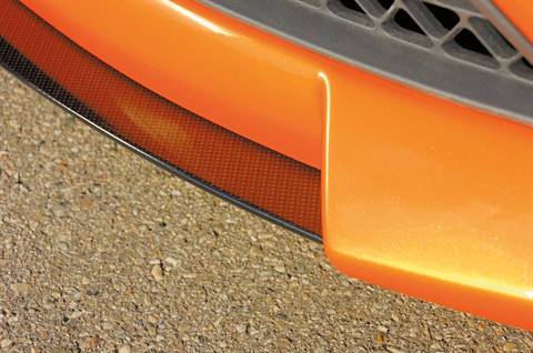 Lama centrale Focus 2 ST per sottoparaurti Rieger 34140 carbonlook