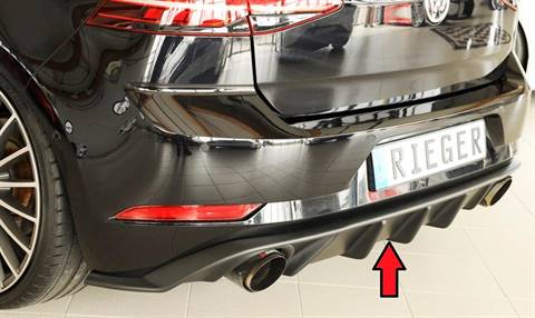 Diffusore Rieger Golf 7,5 GTI dal 02.2017 per termin.sing.orig,SX/DX
