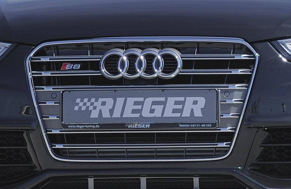 MASCHERINA ORIG.AUDI S5 GRIGIO PLATINO CON PDC CON EMBLEMA S5