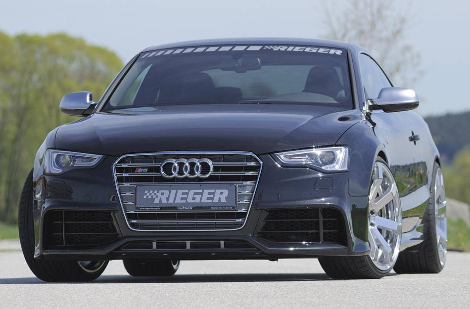 MASCHERINA ORIG.AUDI S5 GRIGIO PLATINO CON PDC CON EMBLEMA S5