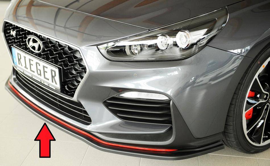 Lama ant Rieger Hyundai i30 dal'17 per paraurti orig. N+N-performanc