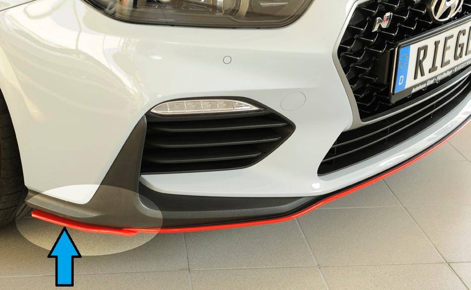 Cantonale ant dx Rieger I30N/I30N Perform. per paraurti originale N