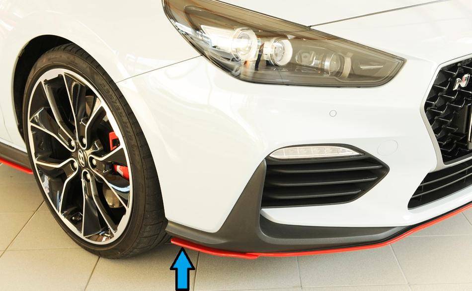 Cantonale ant dx Rieger I30N/I30N Perform. per paraurti originale N