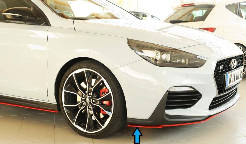 Cantonale ant dx Rieger I30N/I30N Perform. per paraurti originale N