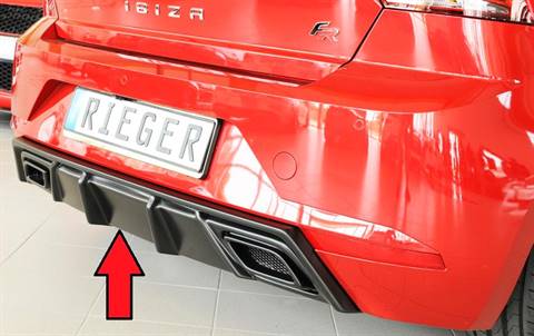 Diffusore post Rieger Ibiza KJ anche FR dal 01.2017 ABS grezzo