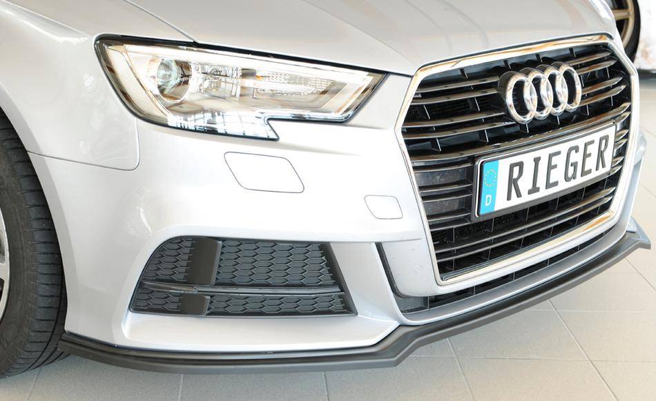 Lama sottoparaurti Rieger A3 8V dal'09.16 S-line+S3 3porte+Sporback