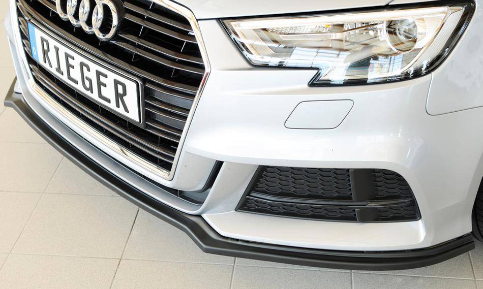 Lama sottoparaurti Rieger A3 8V dal'09.16 S-line+S3 3porte+Sporback