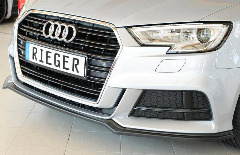 Lama sottoparaurti Rieger A3 8V dal'09.16 S-line+S3 3porte+Sporback