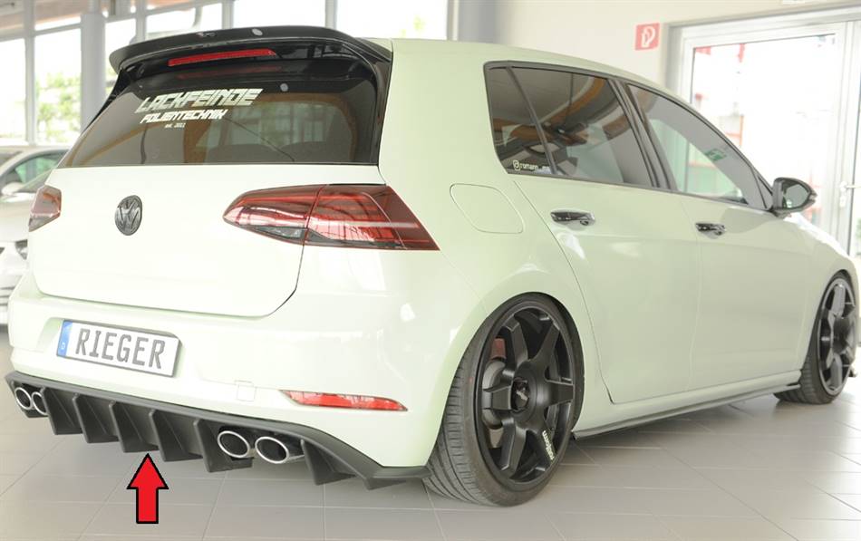 Diffusore Rieger Golf 7,5 R/R-line per terminali duplex 4x115x70 ABS