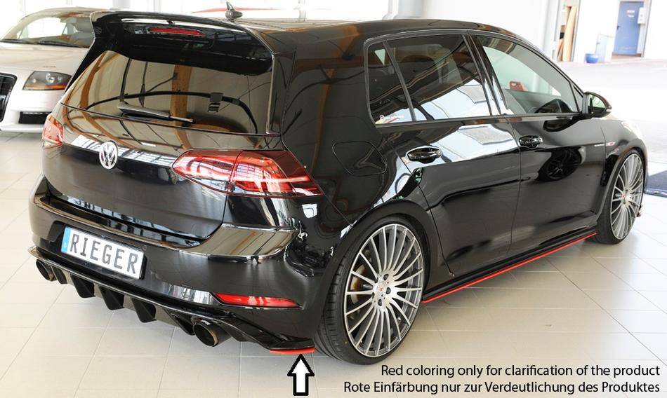 Angolare destro Rieger Golf 7 GTI dal 02.17 per diffusore Rieger