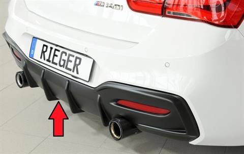 Diffusore Rieger BMW F20/21 dal'15 solo M-style per marm 135i 140i