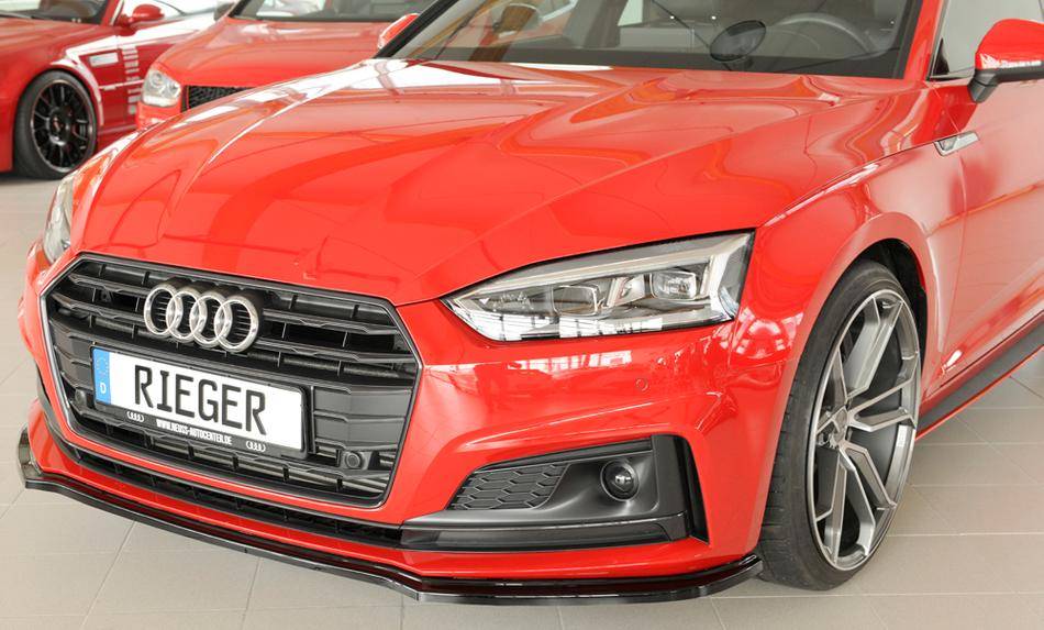 Lama Rieger A5B9 Dal'16 Coupe'+Sportb. paraurti S-Line nero lucido