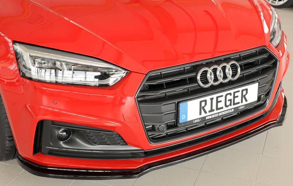 Lama Rieger A5B9 Dal'16 Coupe'+Sportb. paraurti S-Line nero lucido