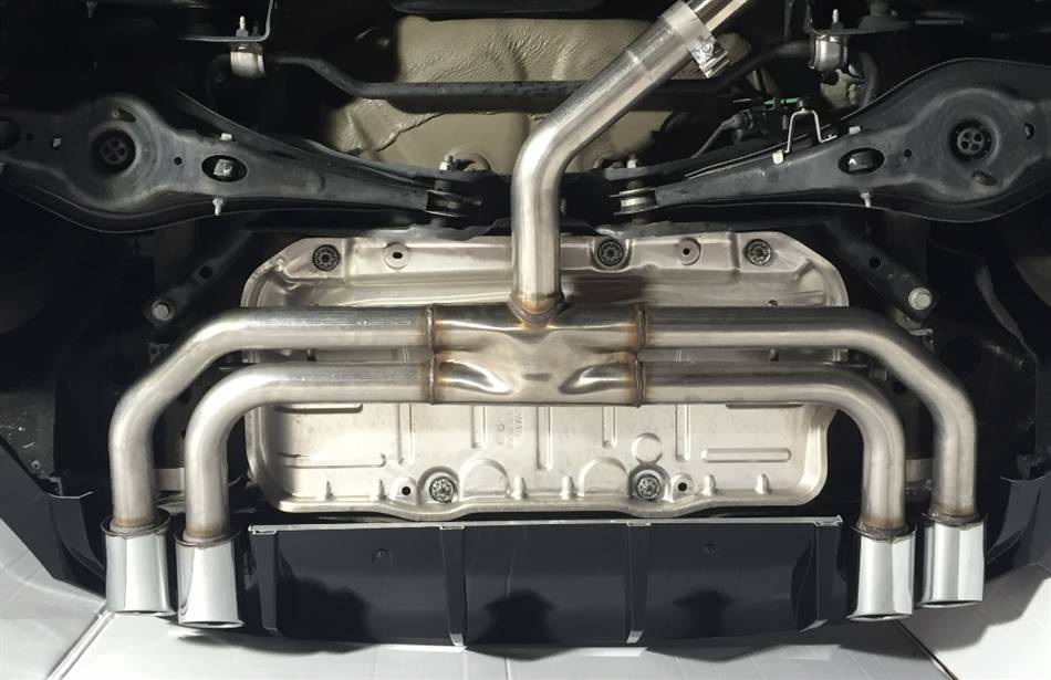 MARMITTA OETTINGER 4X84mm DUPLEX GOLF VII GTD CON PACCHETTO SOUND