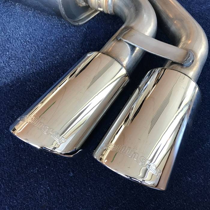 Marmitta Oettinger 4X84mm Duplex Golf VII R con valvola