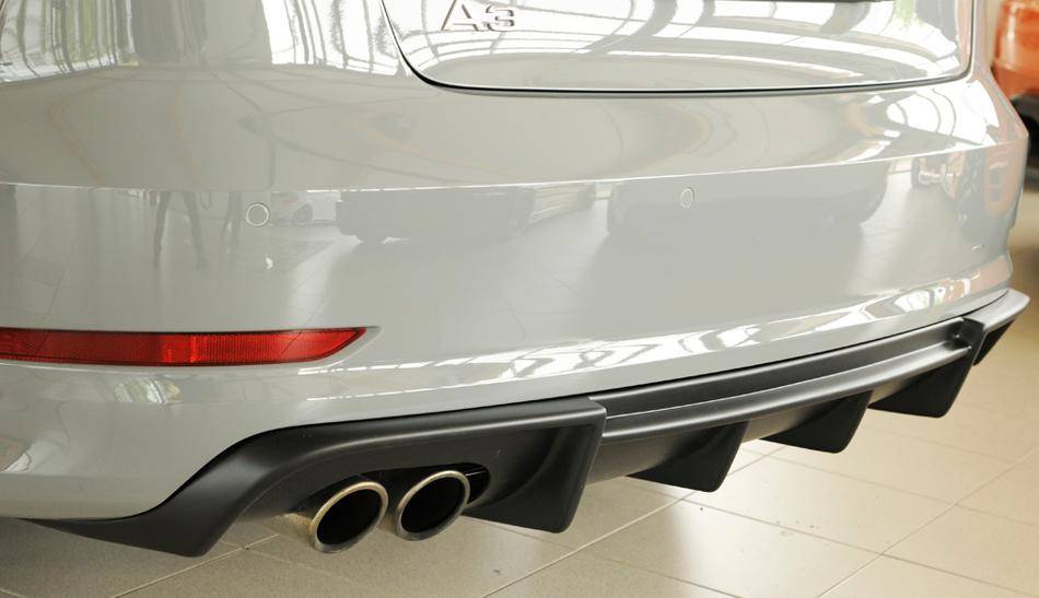 Diffusore Rieger A3 8V berlina/cabrio solo S-Line 2 terminali sx