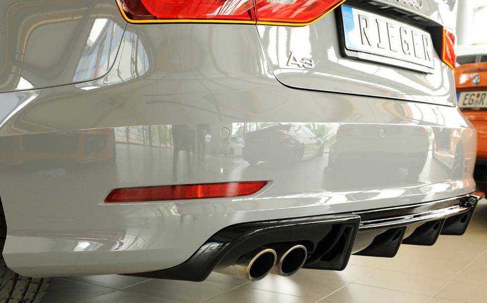 Diffusore Rieger A3 8V berl/cabrio solo S-Line 2 term. sx nero lucid