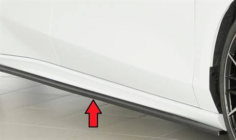 Lama sottoporta DX Rieger Focus 4 dall'18 solo per ST-look ABS