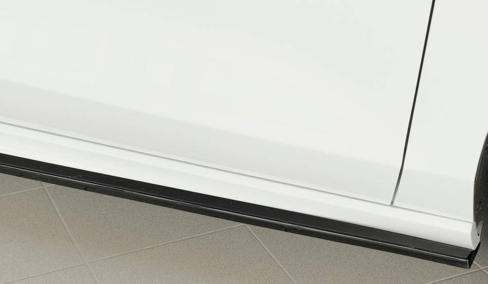 Lama sottoporta DX Rieger Focus 4 dall'18 nero lucido per ST-look