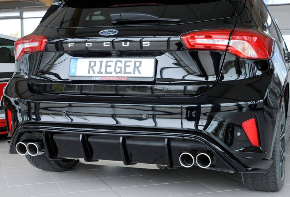 Diffusore Rieger Focus 4 dal'18 5 p.+ST term.duplex 4x80mm nero luci