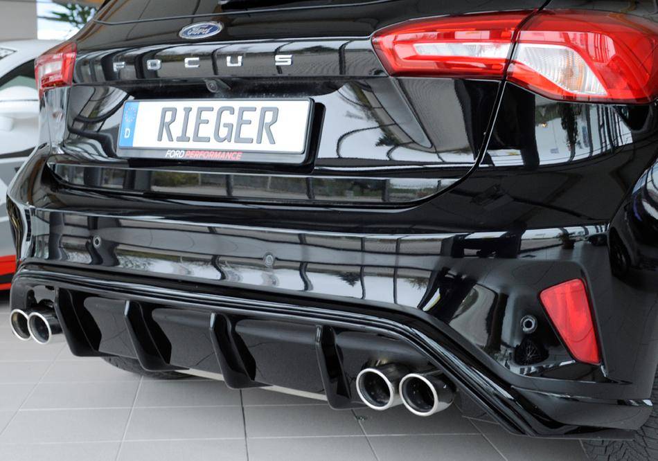 Diffusore Rieger Focus 4 dal'18 5 p.+ST term.duplex 4x80mm nero luci