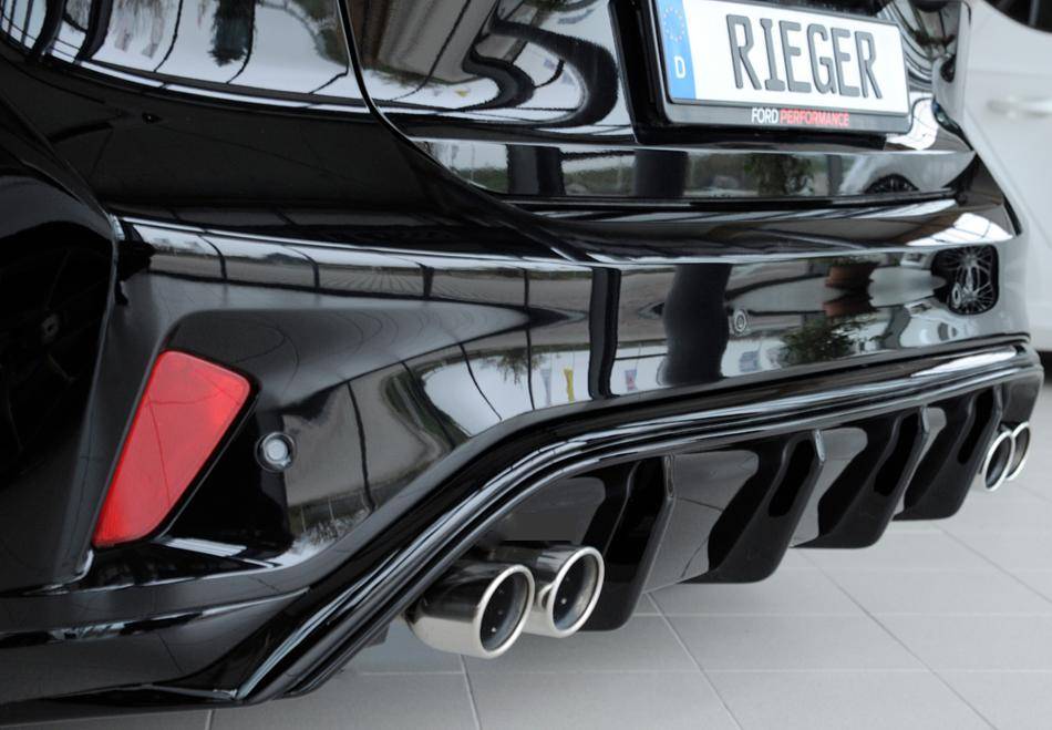 Diffusore Rieger Focus 4 dal'18 5 p.+ST term.duplex 4x80mm nero luci