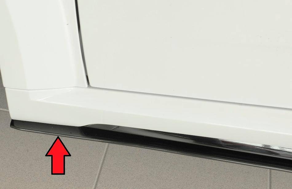 Lama SX Rieger TT/TTS/TT-RS FV/8S dal '18 per sottoporta orig S-Line