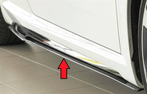 Lama DX Rieger TT/TTS/TT-RS FV/8S dal '18 per sottoporta orig S-Line