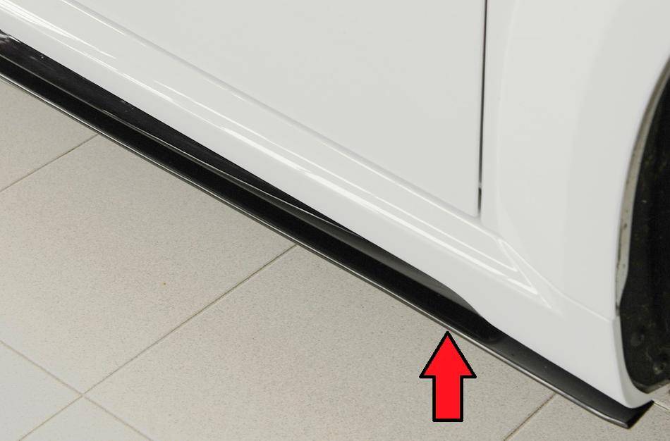 Lama DX Rieger TT/TTS/TT-RS FV/8S dal '18 per sottoporta orig S-Line