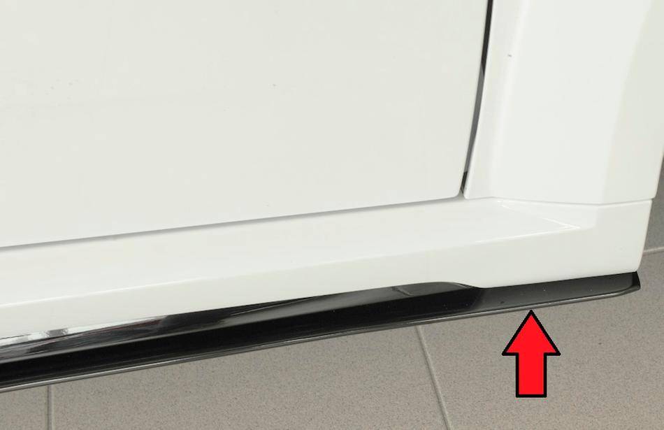 Lama DX Rieger TT/TTS/TT-RS FV/8S dal '18 per sottoporta orig S-Line