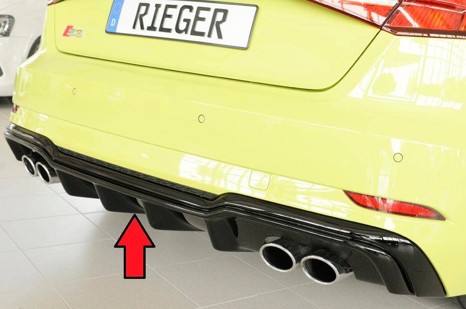 Difffusore Rieger S3 8V dal '16 3+5porte marm.4x90x72 nero lucido