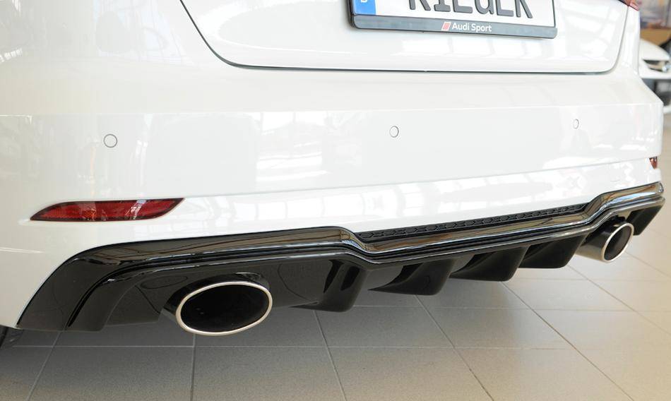 Diffusore Rieger A3 8V dal'16 nero luc. term Sx/Dx 152x95solo S-line