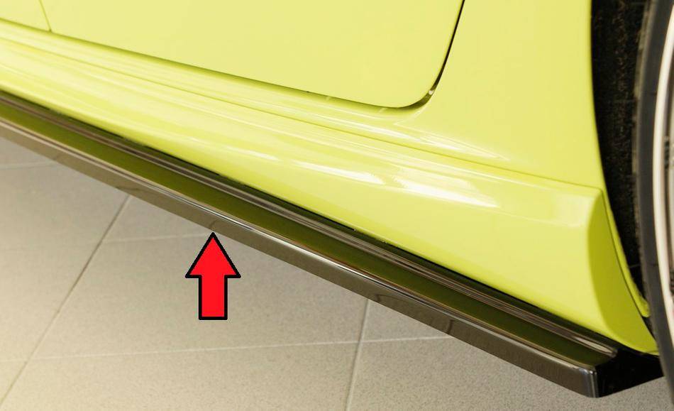 lama sottoporta Sx Rieger A38V 3+5porte per sottop S-line nero lucid