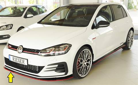 Lama ant Rieger Golf 7 GTI-TCR dal 2019 per paraurti orig.