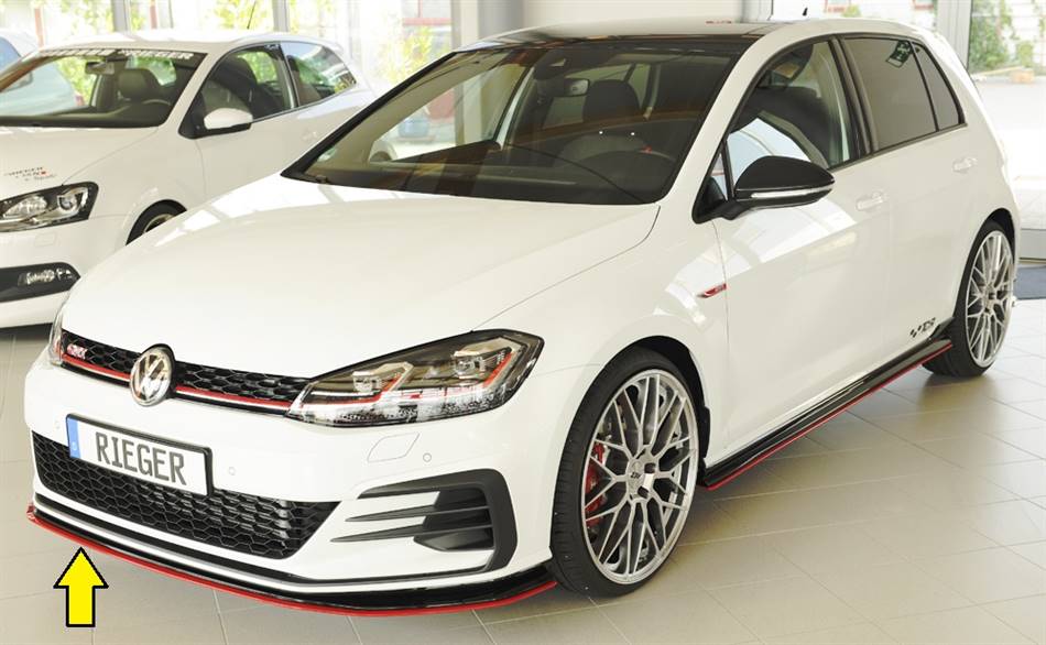 Lama ant Rieger Golf 7 GTI-TCR dal 2019 per paraurti orig.