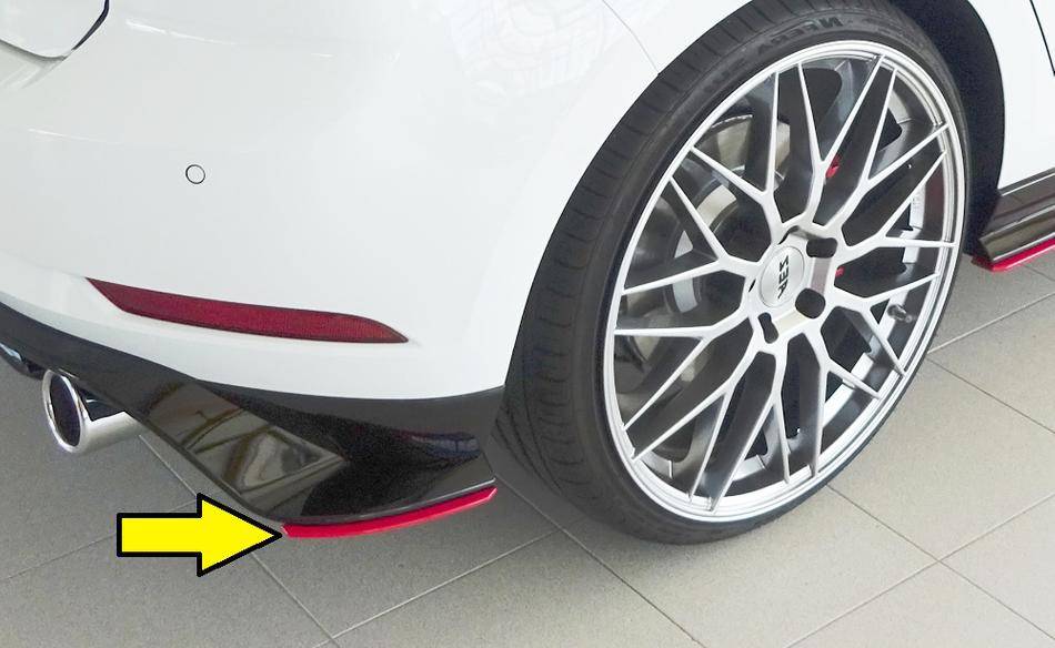 Angolare destro Rieger Golf 7 GTI-  TCR dal '19 per diffusore origin