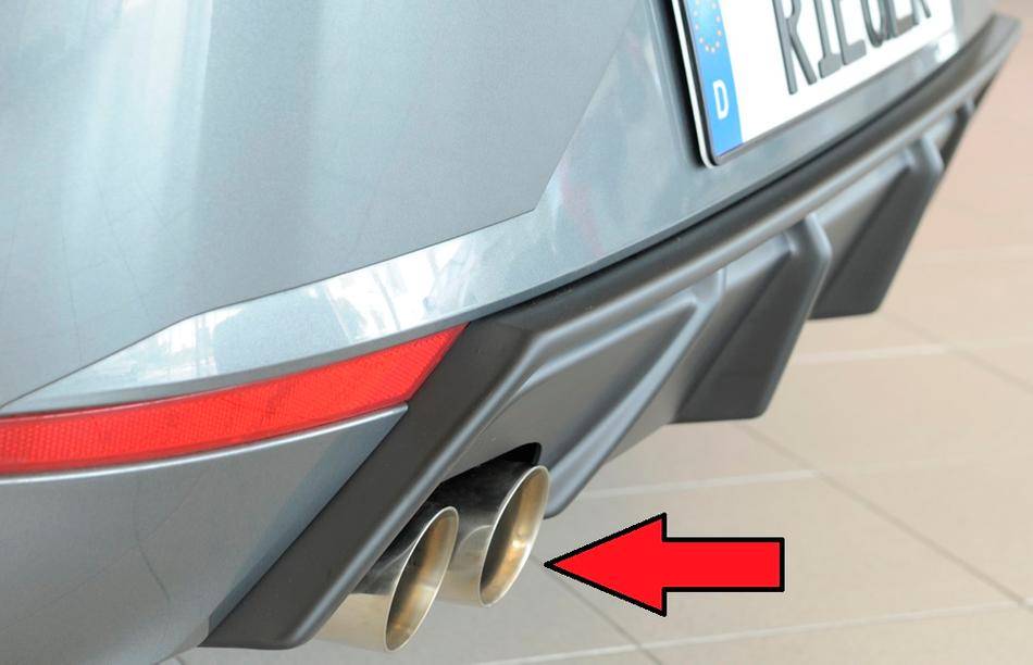 Marmitta Ibiza KJ incl FR 5 porte 1,0 TSI 70/85KW  term 2x76 sx