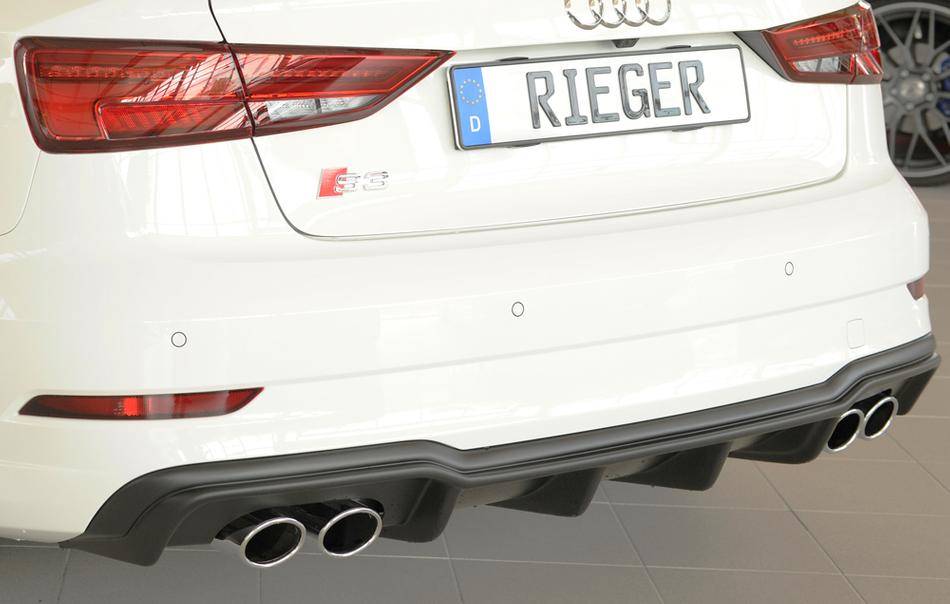 Difffusore Rieger S3 8V dal '16 Sedan+Cabrio term sx/dx 4x90x72
