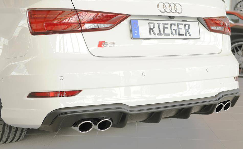 Difffusore Rieger S3 8V dal '16 Sedan+Cabrio term sx/dx 4x90x72