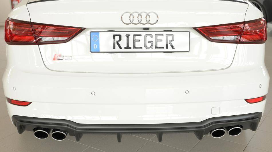 Difffusore Rieger S3 8V dal '16 Sedan+Cabrio term sx/dx 4x90x72