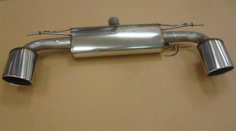 Marmitta duplex A3 8V Cabrio 1,4-1,8TSI 2,0TDI no 4WD 1xdx/sx 152x95