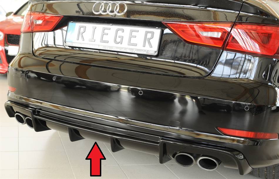 Diffusore Rieger A3 8V berlina/cabrio solo S3 terminali originali