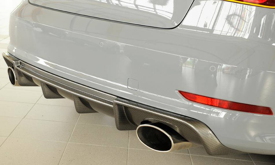 Diffusore Rieger A3 8V berlina/cabrio solo S-Line marm 152x95 carbon