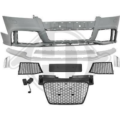 PARAURTI ANT AUDI TT  8J RS-STYLE COMPLETO DI GRIGLIE DAL 2006